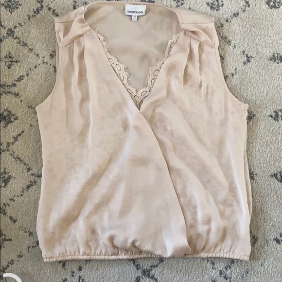 Heartloom Nude Lace Top - Picture 1 of 5